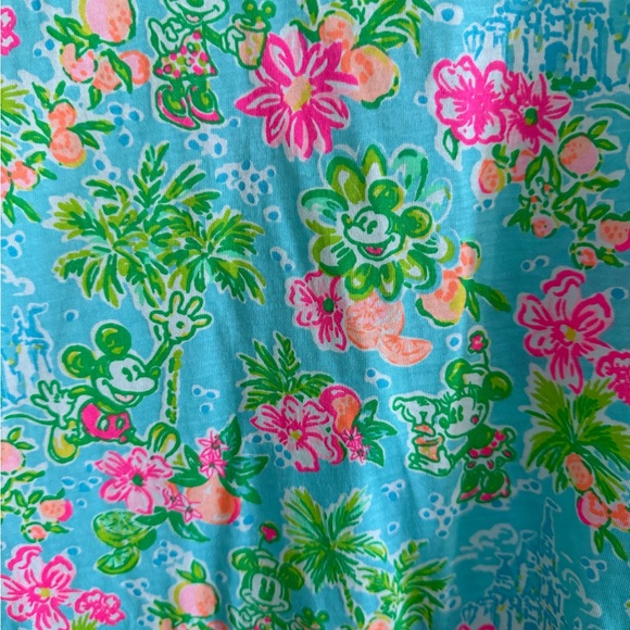 Lilly Pulitzer Floral Midi Dress - Blue and Pink - Picture 3 of 4